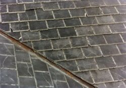 broken artificial slates