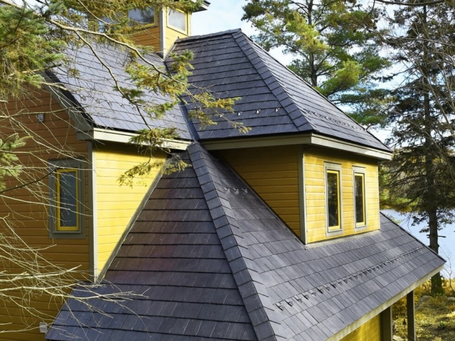 real slate roof project